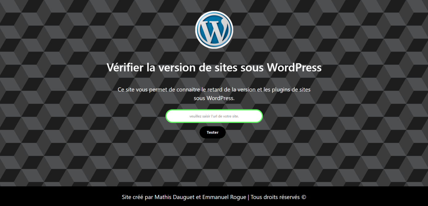 WP version checker